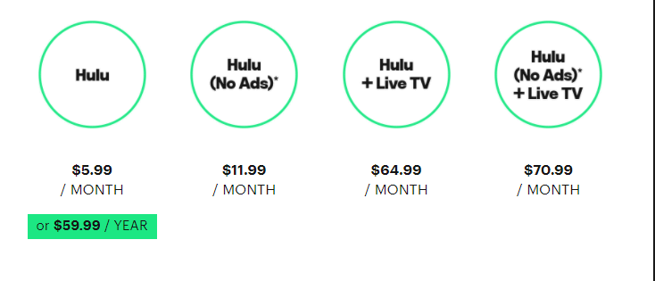 hulu prices