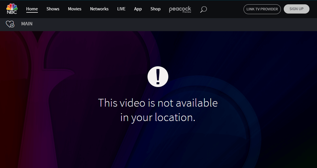 NBC Error