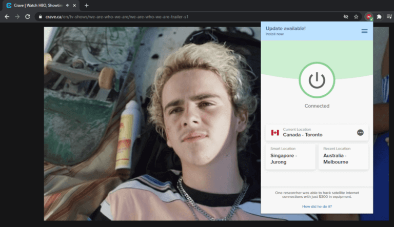 Crave tv in uk with expressvpn