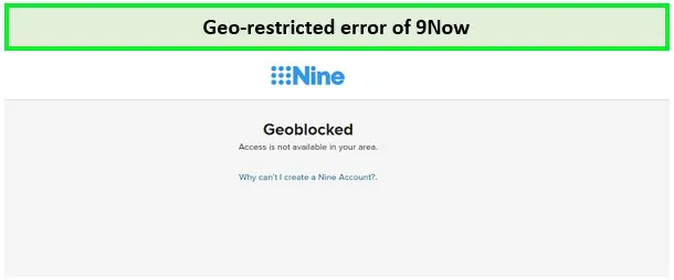 9now in canada geo restriction error