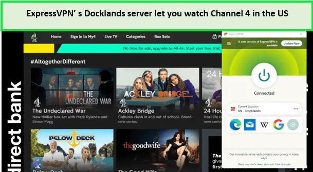 Watch channel 4 in canada with expressvpn