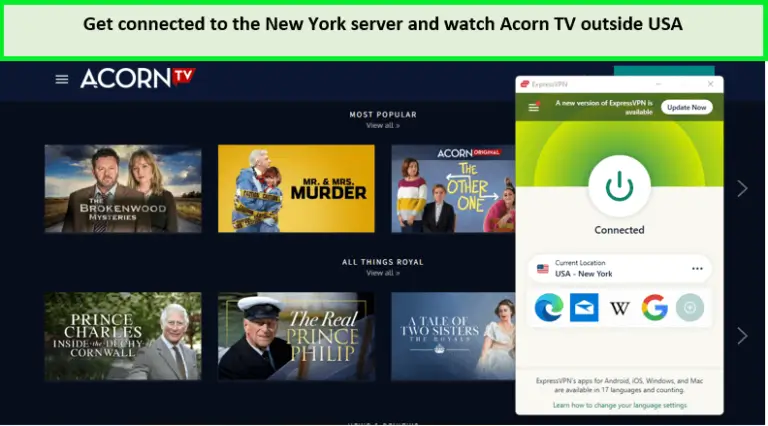 Acorn tv outside usa with expressvpn