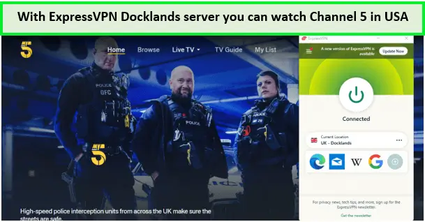 Channel 5 in usa with expressvpn