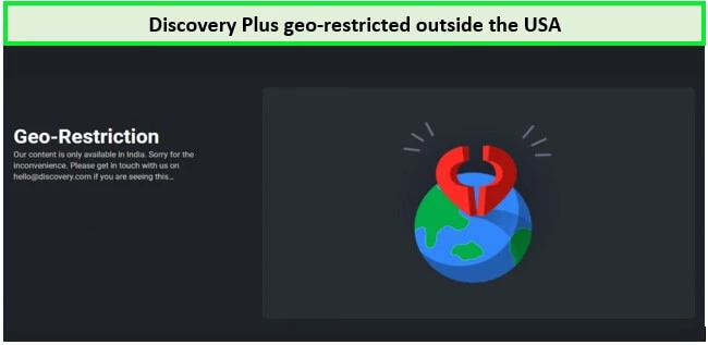 Discovery plus in australia geo-restriction error
