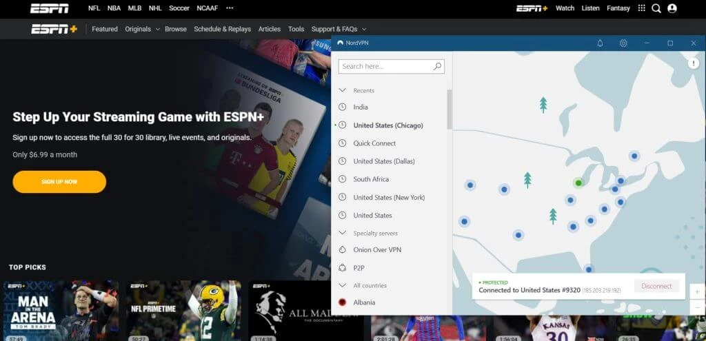 How to Watch ESPN+ Outside USA in October 2023