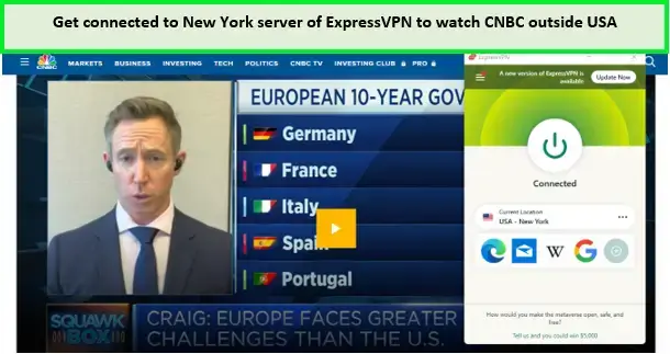 Watch cnbc in canada with expressvpn