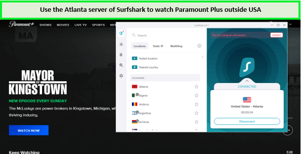 Watch paramount in canada with surfshark