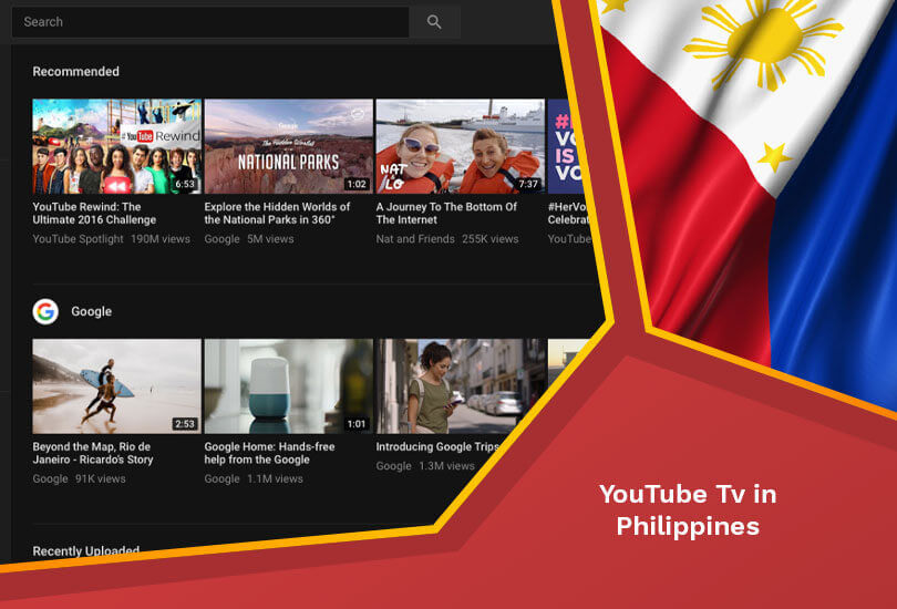 YouTube TV in Philippines