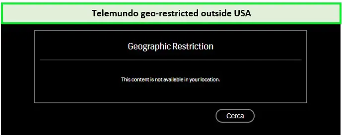Telemundo in australia geo-restriction error