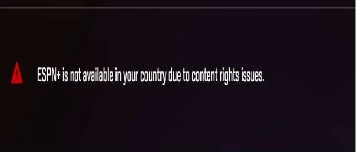 Ufc ppv on espn geo-restriction error
