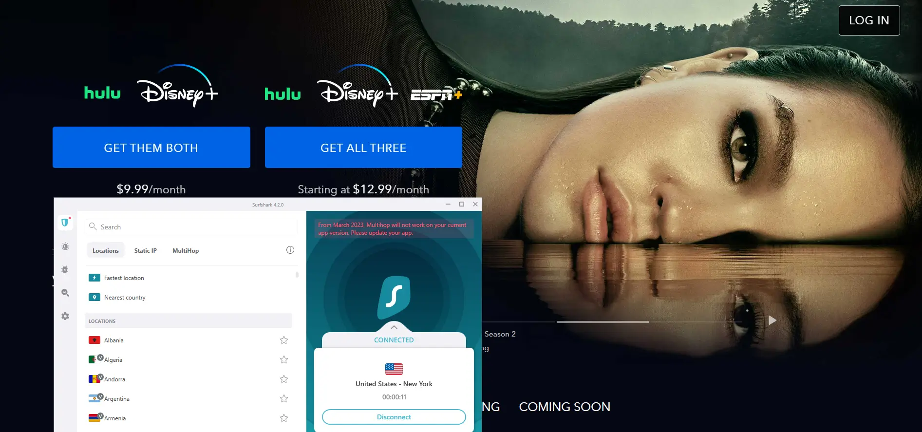 Disney plus with surfshark