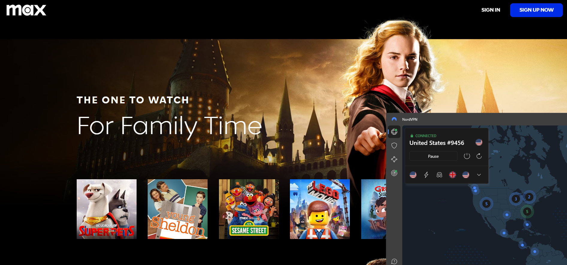Hbo max in south korea with nordvpn