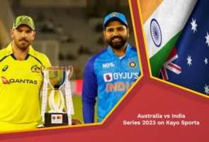 Australia vs india series 2023 on kayo sports