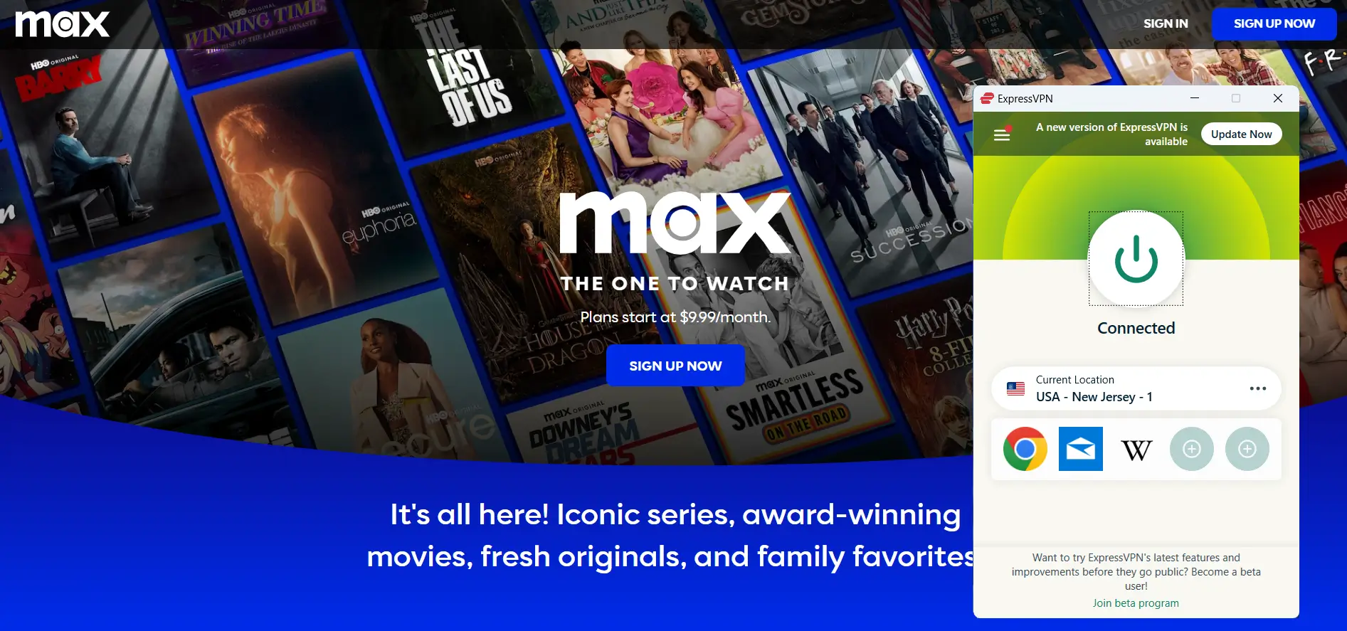 Hbo max in cyprus with expressvpn